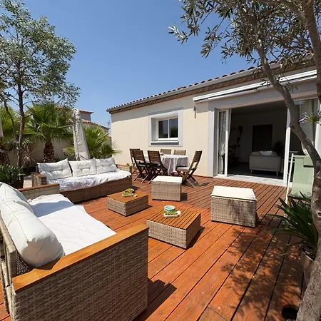 Vila Au Calme, Recente, Animaux Acceptes, Proche Valras